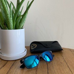 Ray-Ban RB2132 New Wayfarer Mirrored Sunglasses